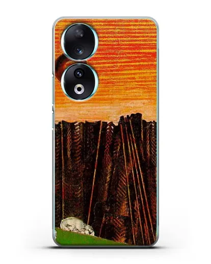 Чехол Лес рыбной кости (Эрнст Макс) силиконовый для Honor 90