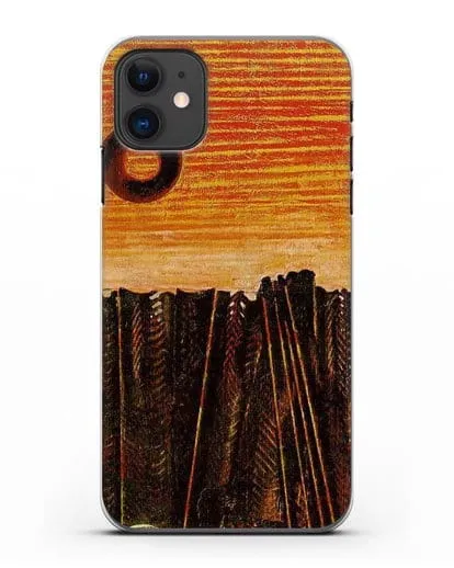 Чехол Лес рыбной кости (Эрнст Макс) силиконовый для iPhone 11