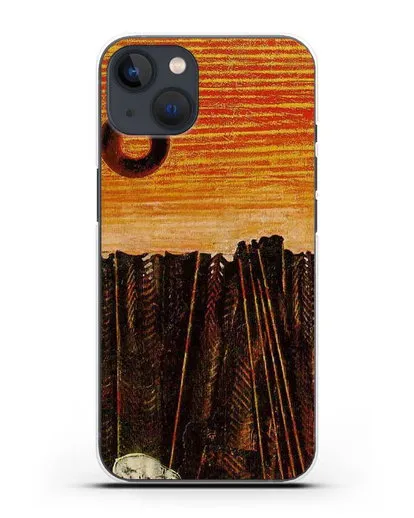 Чехол Лес рыбной кости (Эрнст Макс) силиконовый для iPhone 13