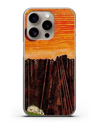 Чехол Лес рыбной кости (Эрнст Макс) силиконовый для iPhone 15 Pro