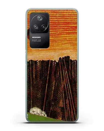 Чехол Лес рыбной кости (Эрнст Макс) силиконовый для Xiaomi Poco F4