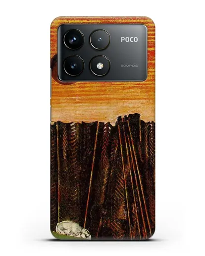 Чехол Лес рыбной кости (Эрнст Макс) силиконовый для Xiaomi Poco F6 Pro