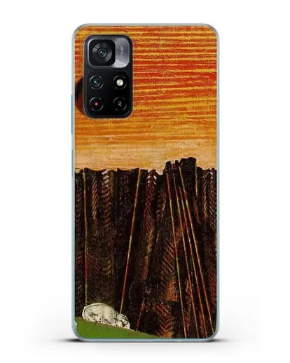 Чехол Лес рыбной кости (Эрнст Макс) силиконовый для Xiaomi Poco M4 Pro 5G