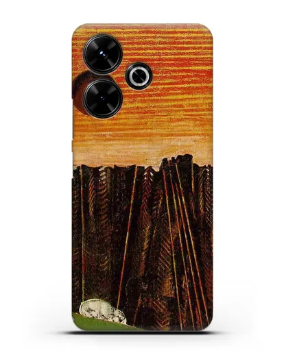 Чехол Лес рыбной кости (Эрнст Макс) силиконовый для Xiaomi Poco M6