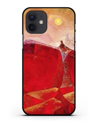 Чехол Цветной плот Медузы (Эрнст Макс) силиконовый для iPhone 12