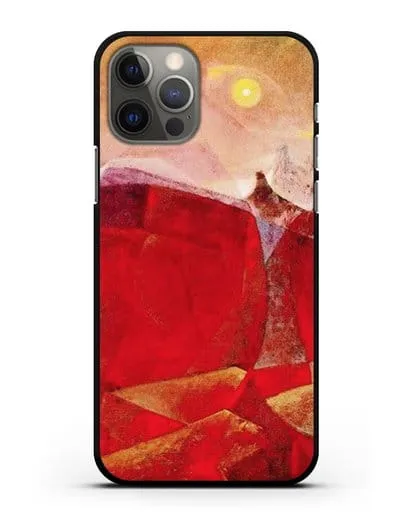 Чехол Цветной плот Медузы (Эрнст Макс) силиконовый для iPhone 12 Pro