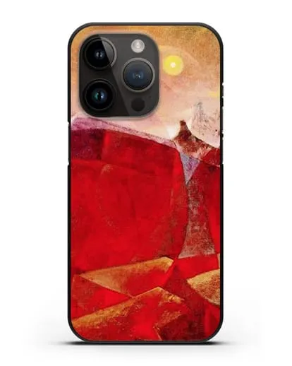 Чехол Цветной плот Медузы (Эрнст Макс) силиконовый для iPhone 14 Pro