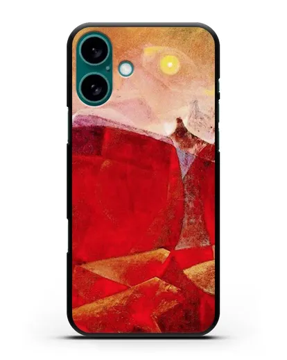 Чехол Цветной плот Медузы (Эрнст Макс) силиконовый для iPhone 16 Plus