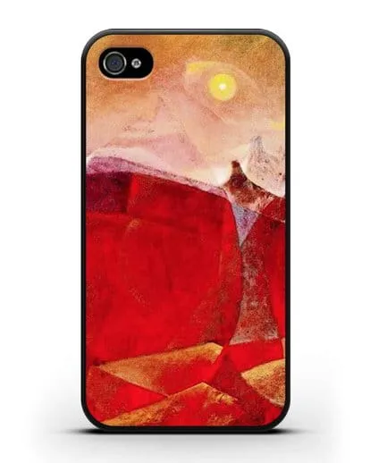 Чехол Цветной плот Медузы (Эрнст Макс) силиконовый для iPhone 4/4s