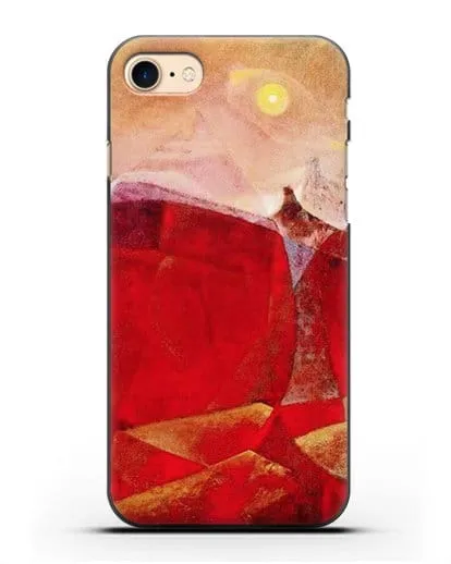 Чехол Цветной плот Медузы (Эрнст Макс) силиконовый для iPhone 7