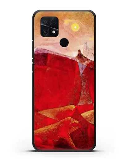 Чехол Цветной плот Медузы (Эрнст Макс) силиконовый для Xiaomi Poco C40