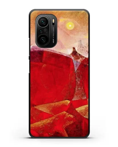 Чехол Цветной плот Медузы (Эрнст Макс) силиконовый для Xiaomi Poco F3 Pro