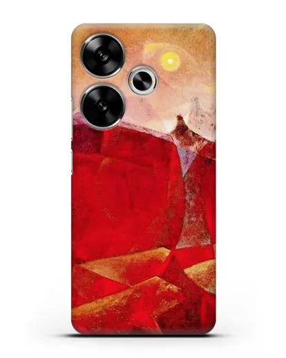 Чехол Цветной плот Медузы (Эрнст Макс) силиконовый для Xiaomi Poco F6