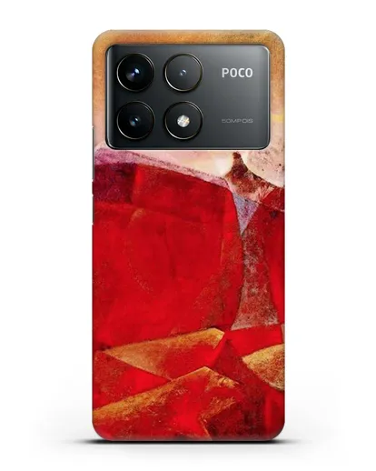 Чехол Цветной плот Медузы (Эрнст Макс) силиконовый для Xiaomi Poco F6 Pro