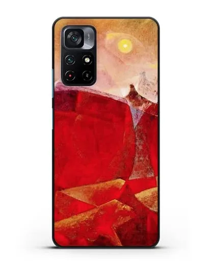 Чехол Цветной плот Медузы (Эрнст Макс) силиконовый для Xiaomi Poco M4 Pro 5G