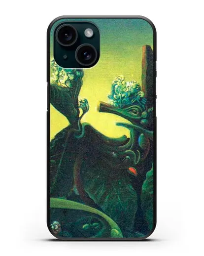 Чехол Иллюстрация к «Майнахт в Вене» (Эрнст Макс) силиконовый для iPhone 15