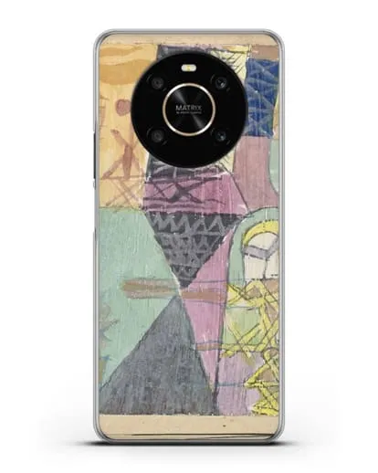 Чехол Азиатские артисты (Клее Пауль) силиконовый для Honor X9