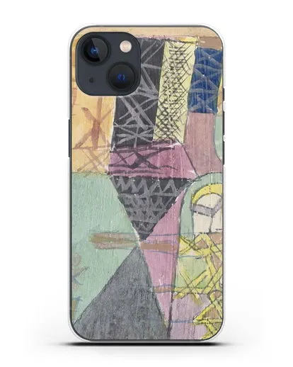 Чехол Азиатские артисты (Клее Пауль) силиконовый для iPhone 13