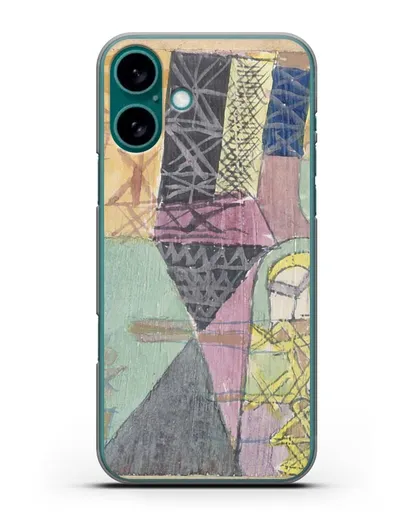 Чехол Азиатские артисты (Клее Пауль) силиконовый для iPhone 16 Plus