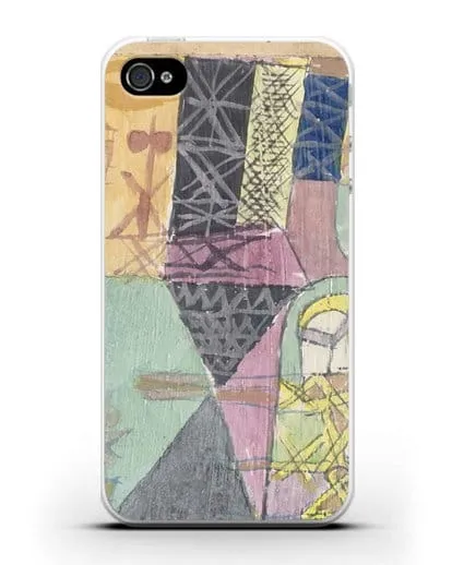 Чехол Азиатские артисты (Клее Пауль) силиконовый для iPhone 4/4s