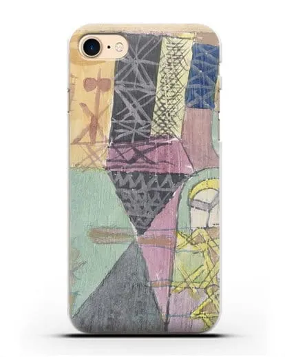 Чехол Азиатские артисты (Клее Пауль) силиконовый для iPhone 7