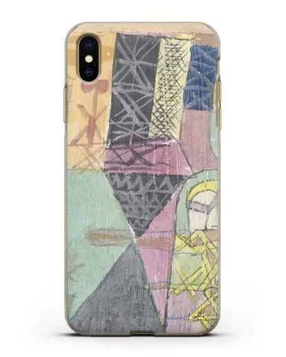 Чехол Азиатские артисты (Клее Пауль) силиконовый для iPhone XS Max