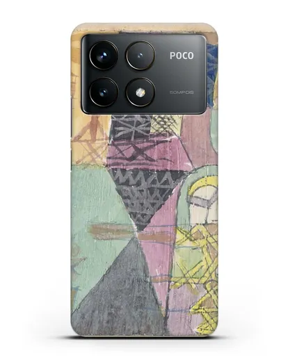 Чехол Азиатские артисты (Клее Пауль) силиконовый для Xiaomi Poco F6 Pro