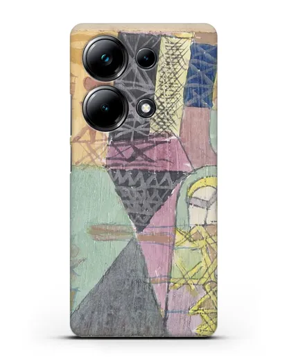 Чехол Азиатские артисты (Клее Пауль) силиконовый для Xiaomi Poco M6 Pro