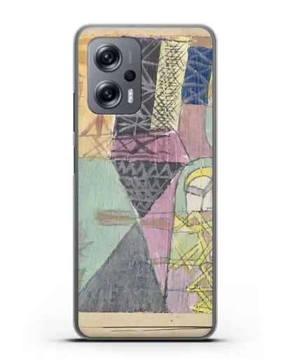 Чехол Азиатские артисты (Клее Пауль) силиконовый для Xiaomi Poco X4 GT