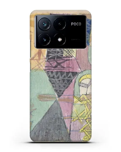 Чехол Азиатские артисты (Клее Пауль) силиконовый для Xiaomi Poco X6 Pro