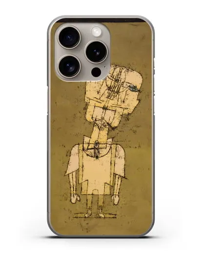 Чехол Призрак гения (Клее Пауль) силиконовый для iPhone 15 Pro