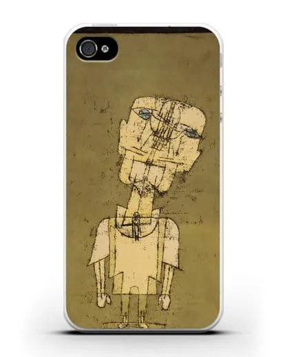 Чехол Призрак гения (Клее Пауль) силиконовый для iPhone 4/4s