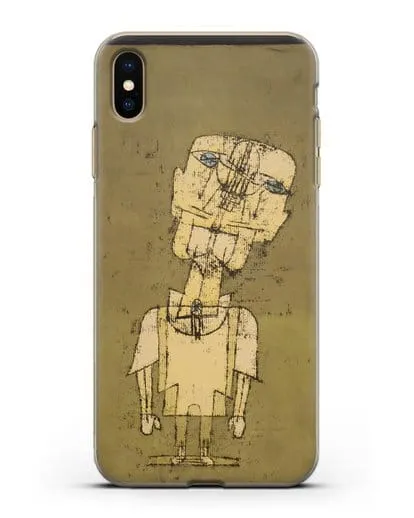 Чехол Призрак гения (Клее Пауль) силиконовый для iPhone XS Max
