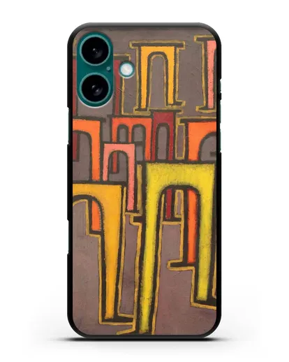 Чехол Революция виадука (Клее Пауль) силиконовый для iPhone 16 Plus