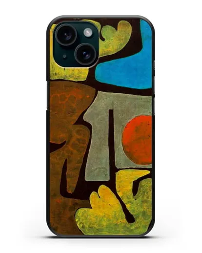 Чехол Парк идолов (Клее Пауль) силиконовый для iPhone 15