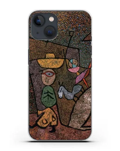 Чехол Бродячий цирк (Клее Пауль) силиконовый для iPhone 13 Mini