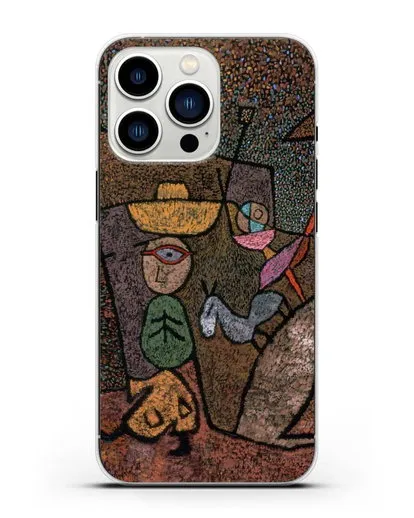 Чехол Бродячий цирк (Клее Пауль) силиконовый для iPhone 13 Pro