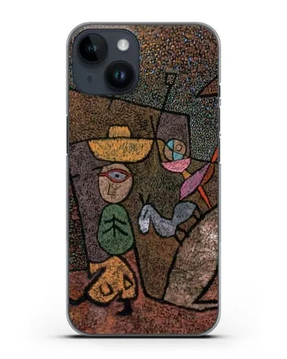 Чехол Бродячий цирк (Клее Пауль) силиконовый для iPhone 14