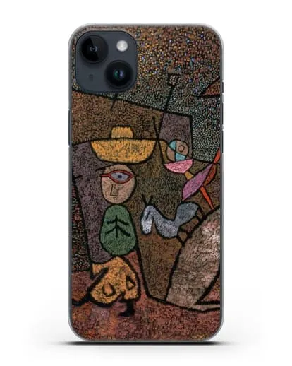 Чехол Бродячий цирк (Клее Пауль) силиконовый для iPhone 14 Plus