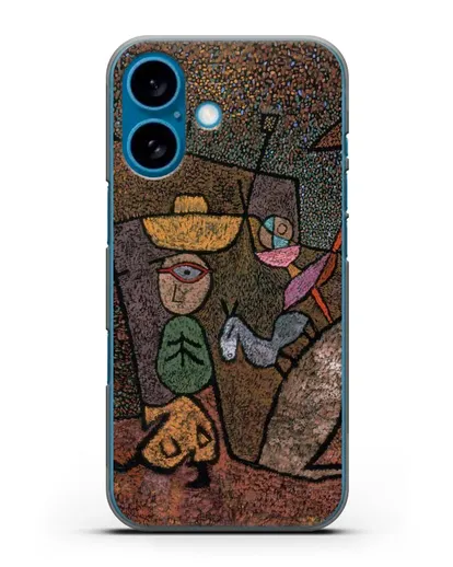 Чехол Бродячий цирк (Клее Пауль) силиконовый для iPhone 16