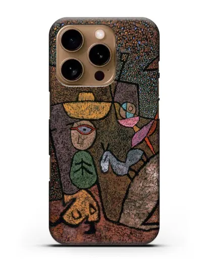 Чехол Бродячий цирк (Клее Пауль) силиконовый для iPhone 16 Pro