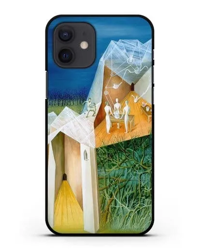 Чехол Пейзаж с башней кентавров (Варо Ремедиос) силиконовый для iPhone 12
