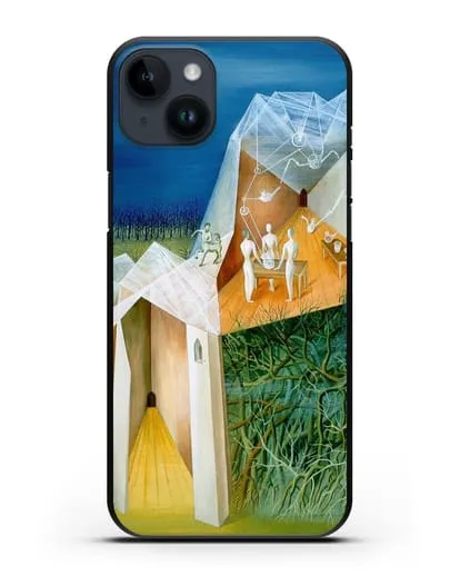 Чехол Пейзаж с башней кентавров (Варо Ремедиос) силиконовый для iPhone 14 Plus