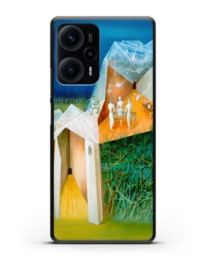 Чехол Пейзаж с башней кентавров (Варо Ремедиос) силиконовый для Xiaomi Poco F5