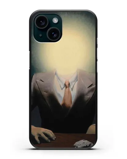 Чехол Принцип удовольствия (Магритт Рене) силиконовый для iPhone 15