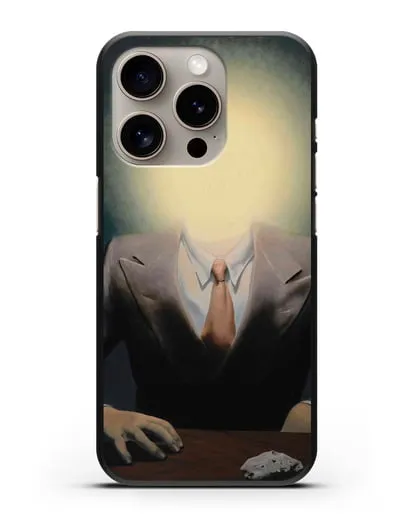 Чехол Принцип удовольствия (Магритт Рене) силиконовый для iPhone 15 Pro