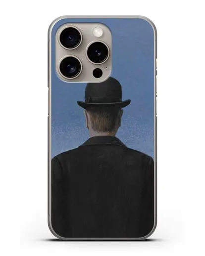 Чехол Учитель (Магритт Рене) силиконовый для iPhone 15 Pro