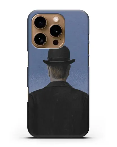 Чехол Учитель (Магритт Рене) силиконовый для iPhone 16 Pro