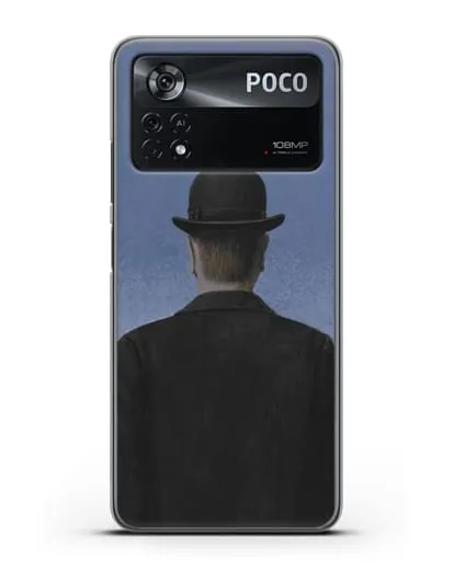 Чехол Учитель (Магритт Рене) силиконовый для Xiaomi Poco X4 Pro