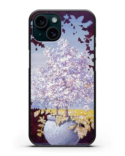 Чехол Вспышка (Магритт Рене) силиконовый для iPhone 15